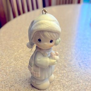 Precious Moments Christmas Ornament May All Your Christmases Be White